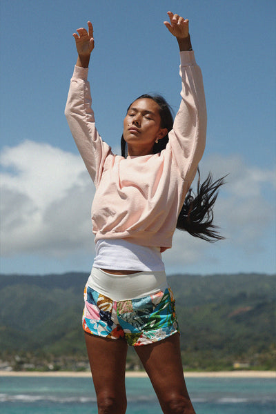 Patchwork Pau Hana Shorts - Daisy Lane