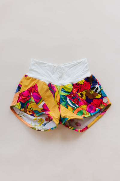 Patchwork Pau Hana Shorts - Tropic Rush
