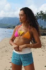 Pau Hana Shorts - Quilted Ulu - Surf thumbnail