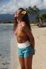 Pau Hana Shorts - Quilted Ulu - Surf thumbnail