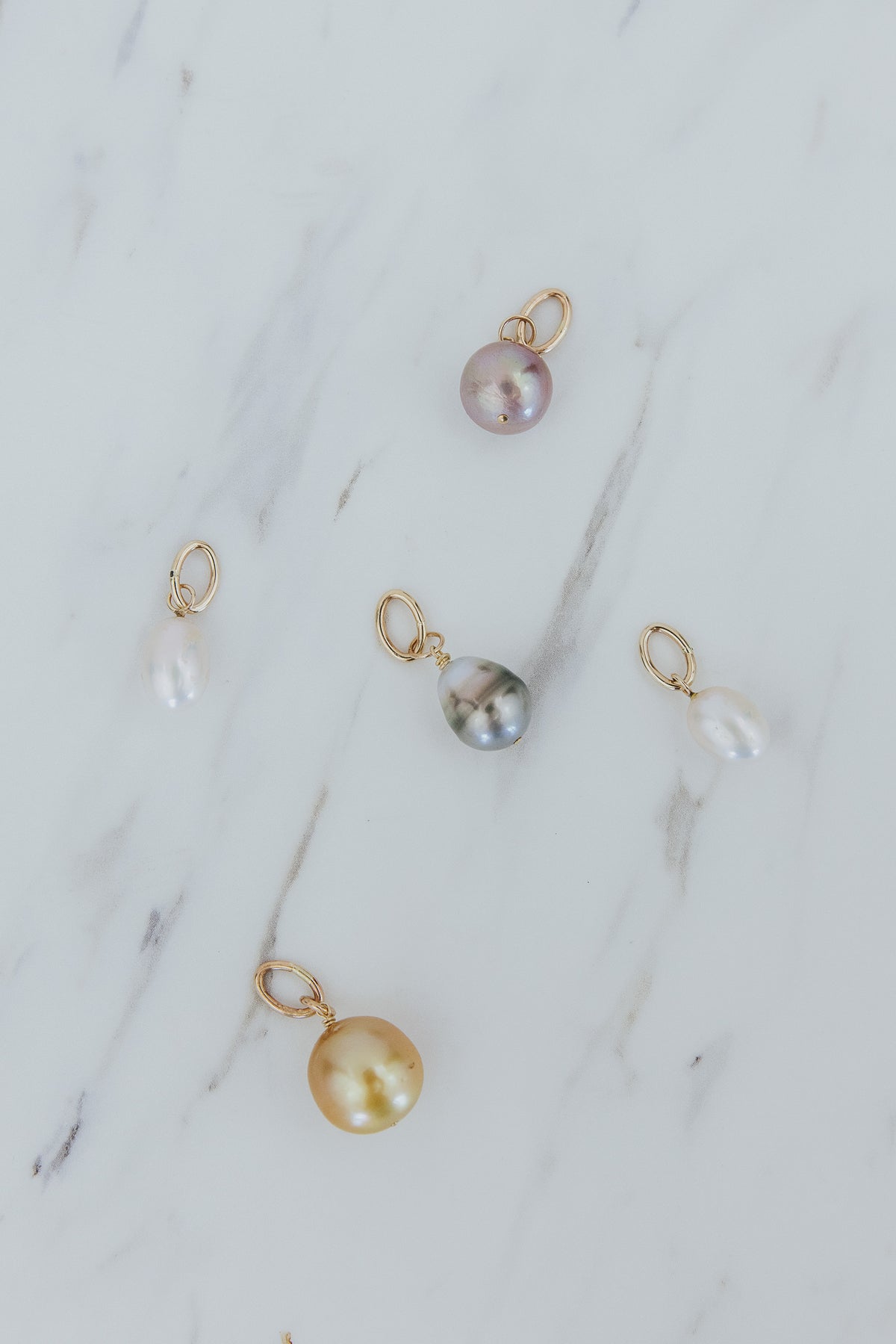 Necklace Charm - Pearls | GF