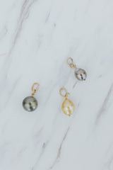 Necklace Charm - Pearls | 14k