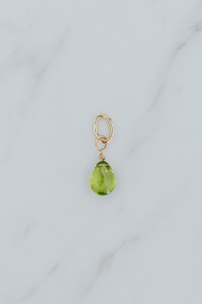 Necklace Charm - Peridot | GF