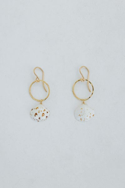Petite Full Circle Earrings - Venus Clam