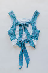 Pinafore Crop Top - Surf Quilted Ulu thumbnail