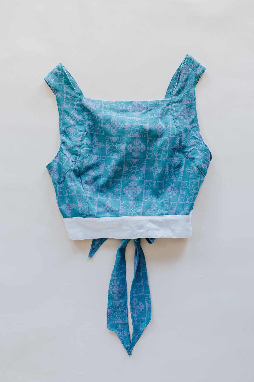 Pinafore Crop Top - Surf Quilted Ulu