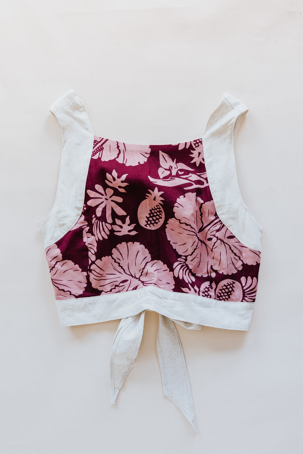 Pinafore Crop Top - Hana Garden