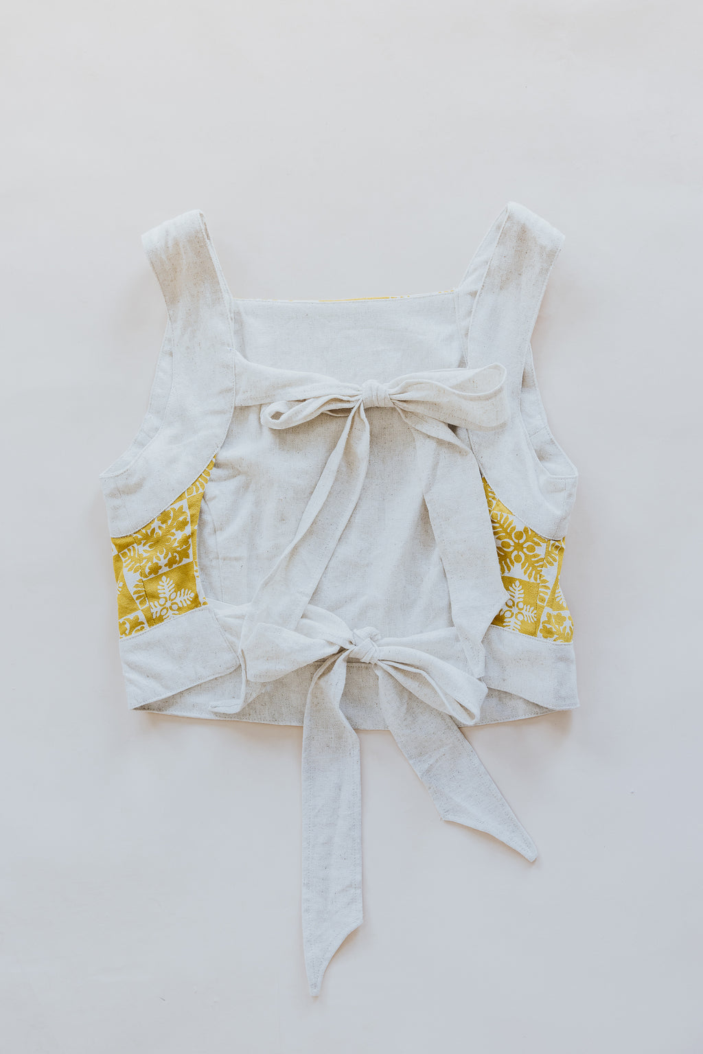 Pinafore Crop Top - Marigold Quilted Ulu