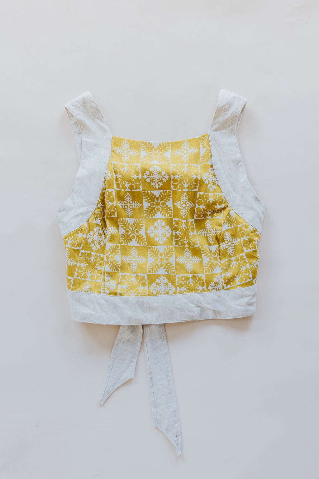 Pinafore Crop Top - Marigold Quilted Ulu