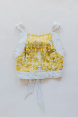 Pinafore Crop Top - Marigold Quilted Ulu thumbnail