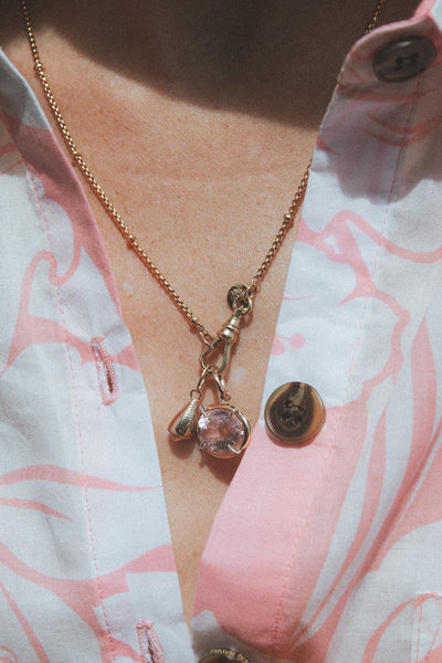 Necklace Charm - Morganite