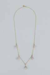 Chandelier Necklace - Pink Freshwater Pearl thumbnail