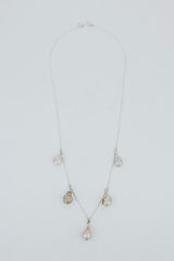 Chandelier Necklace - Pink Freshwater Pearl thumbnail