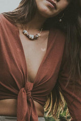 Shell Lei Choker - Pink Freshwater Pearl 1 thumbnail