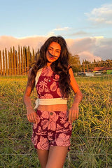 Pinafore Crop Top - Hana Garden thumbnail