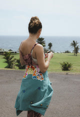 Aloha Print Overalls - Hana Garden thumbnail