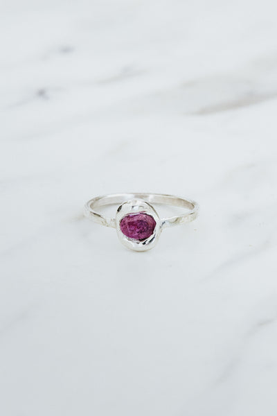 Molten ring - Pink Sapphire | SS