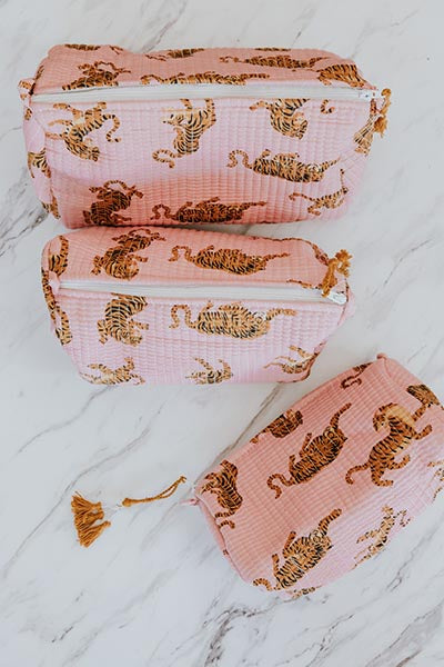 Kantha Toiletry Pouches - Savage Sweetheart
