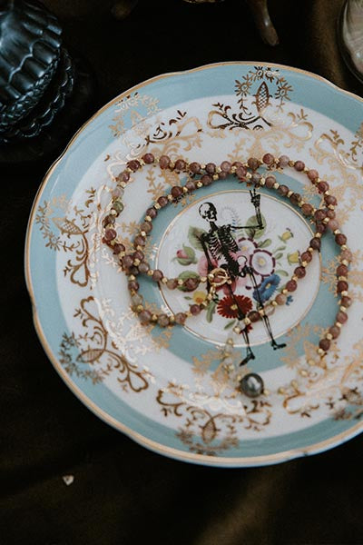 Wings Hawaii Tahitian Pearl Beaded Necklace - Pink Tourmaline