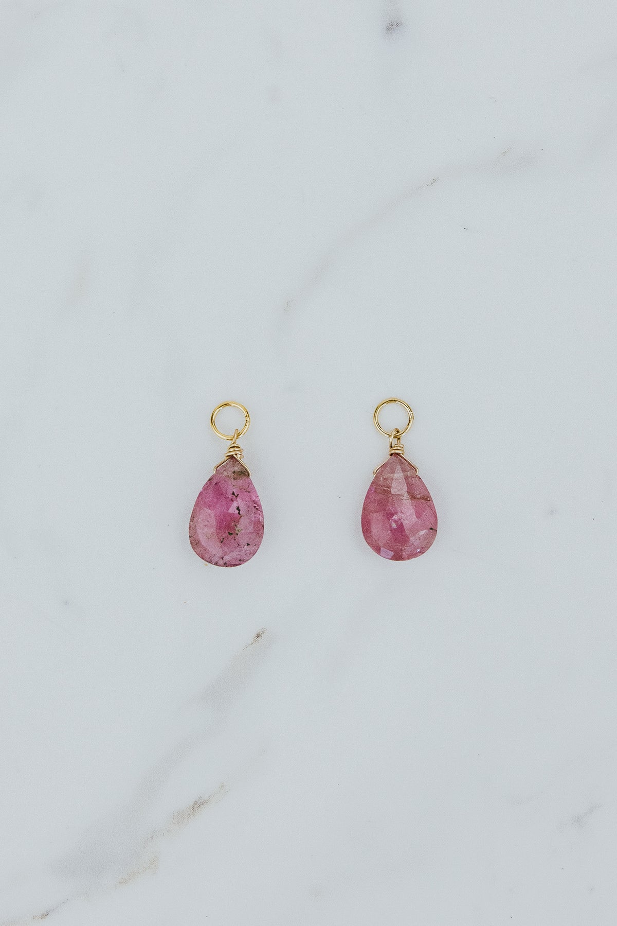 Gemstone Earring Charms - Tourmaline