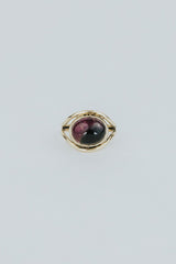 Evil Eye Ring - Tourmaline 14k thumbnail