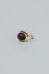 Evil Eye Ring - Tourmaline 14k thumbnail