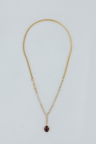 Tourmaline FOB Necklace