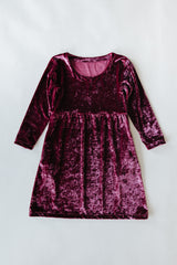 Velvet Baby Doll Dress thumbnail