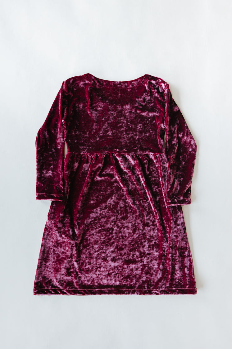 Velvet Baby Doll Dress