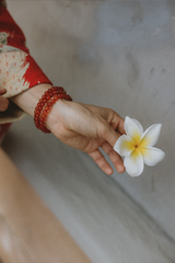 Stretchy Beaded Bracelet - Carnelian thumbnail
