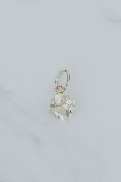 Necklace Charm - Sunstone | 14K WG