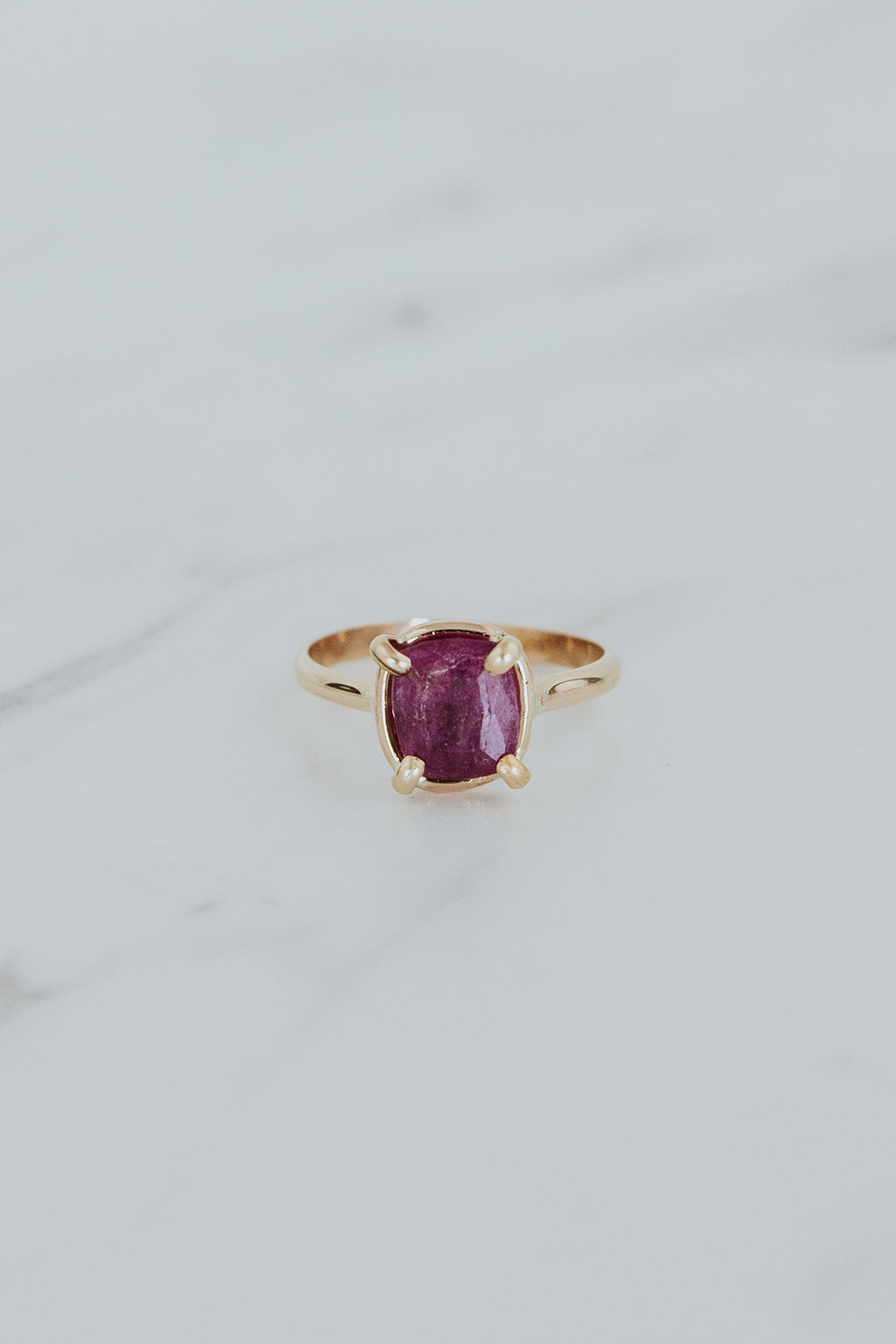 Prong Set Rings - Ruby