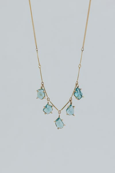 wings hawaii Blue Apatite Necklace
