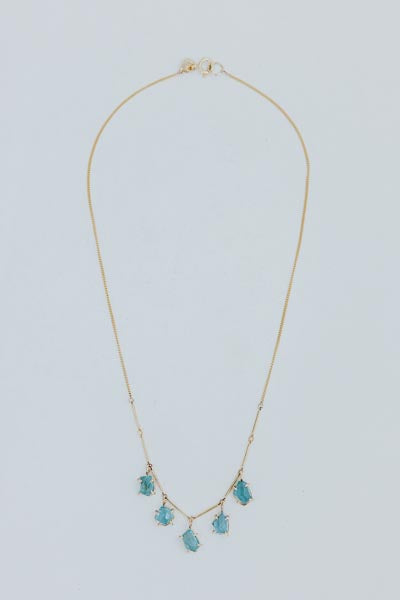 wings hawaii Blue Apatite Necklace