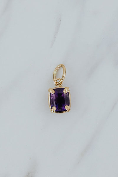 Necklace Charm - Amethyst