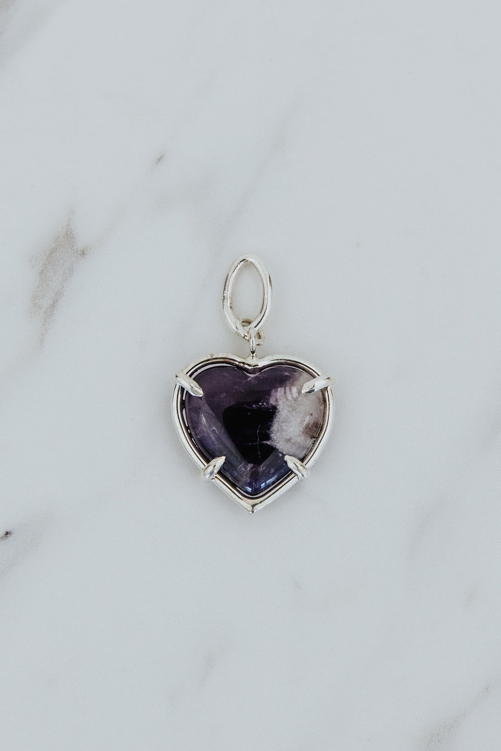 Necklace Charms - Crystal Heart