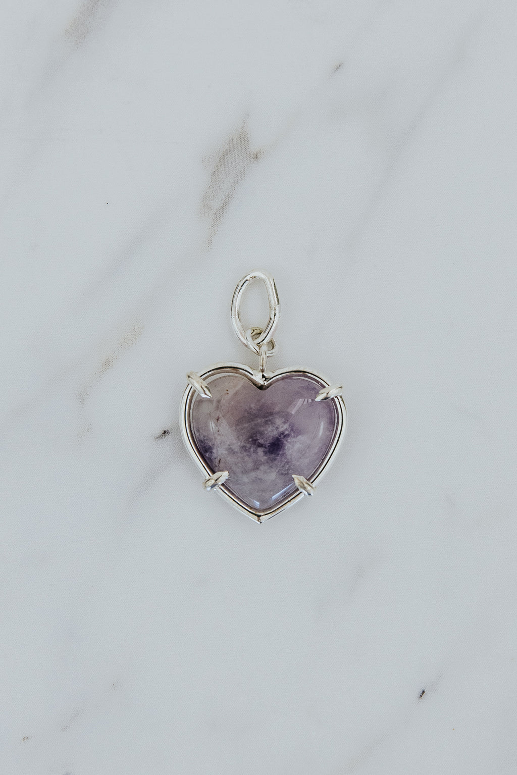 Necklace Charms - Crystal Heart