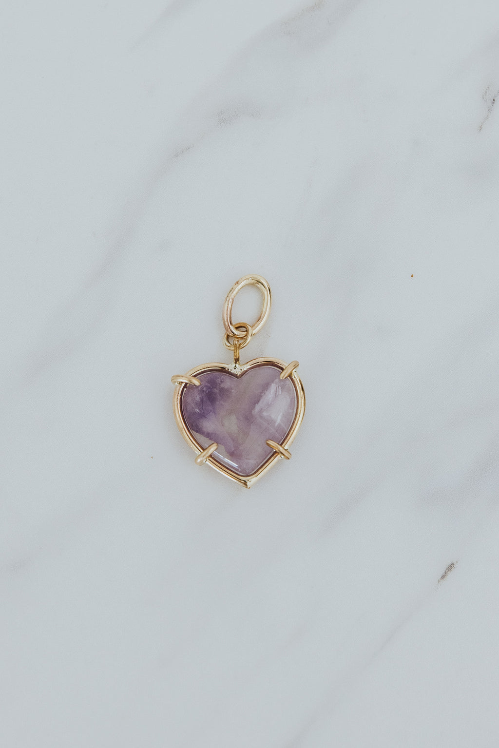 Necklace Charms - Crystal Heart