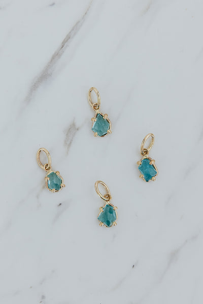 Necklace Charm - Apatite Rosecut | GF