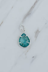 Necklace Charm - Apatite Teardrop thumbnail