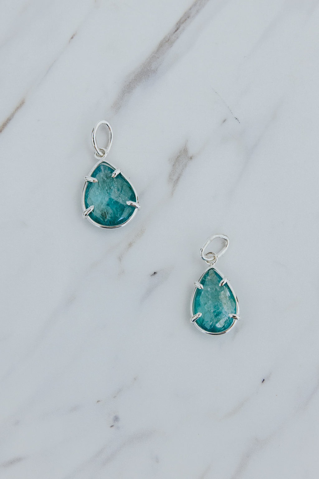 Necklace Charm - Apatite Teardrop