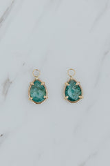Earring Charms - Apatite Teardrops | GF thumbnail