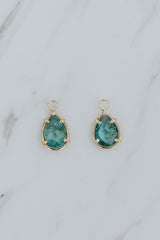Earring Charms - Apatite Teardrops | GF