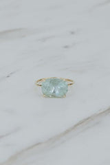Gemstone Ring - Aquamarine | 14k thumbnail