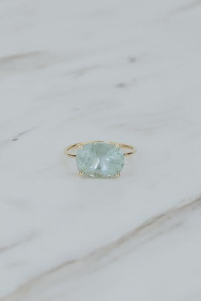 Gemstone Ring - Aquamarine | 14k
