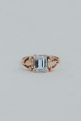 Trinity Ring - Aquamarine + Sunstone thumbnail
