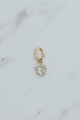 Necklace Charm - Faceted Crystal Heart thumbnail