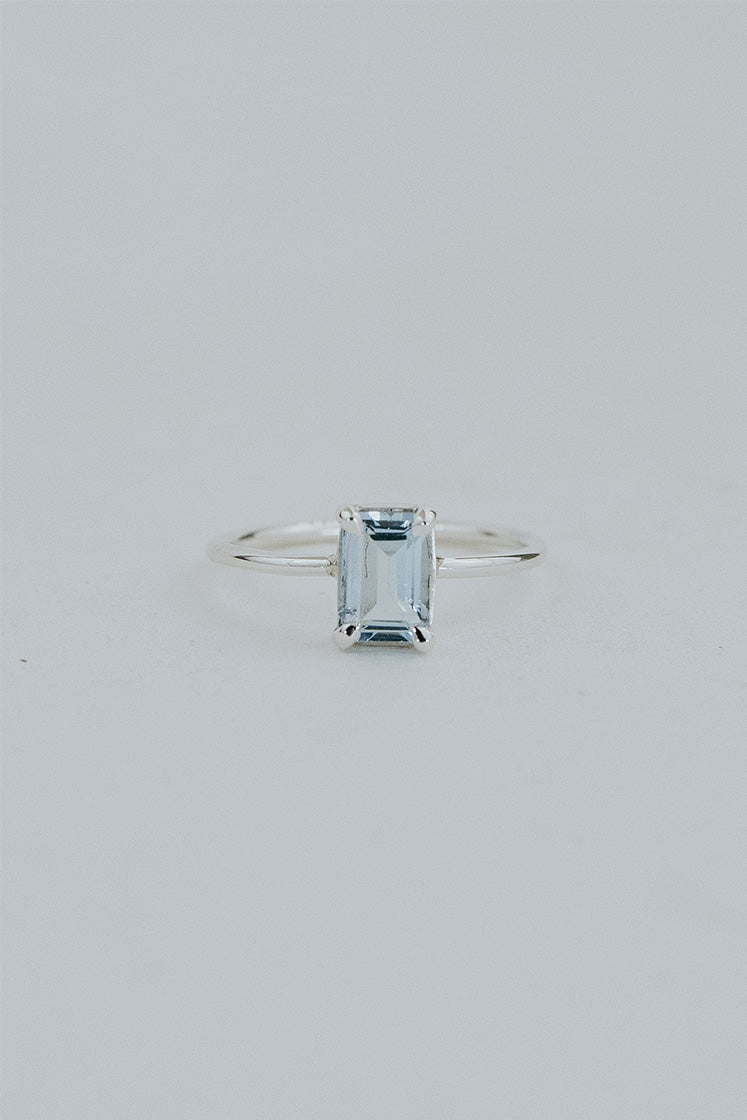 Ocean Blue Topaz Ring