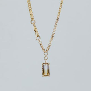 FOB Necklace - Bi-Color Citrine | GF