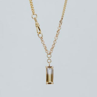 FOB Necklace - Bi-Color Citrine | GF